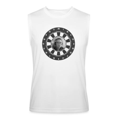 Producer Jay on Dartboard with Fusco Show back - Men’s Performance Sleeveless Shirt