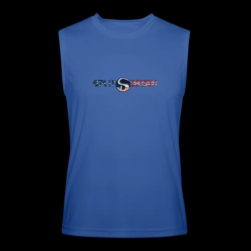 Split Stars and Stripes - Men’s Performance Sleeveless Shirt
