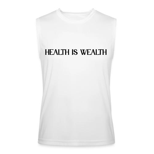 HEALTH IS WEALTH - Men’s Performance Sleeveless Shirt