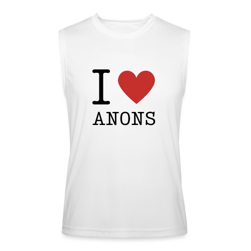 I <3 ANONS - Men’s Performance Sleeveless Shirt