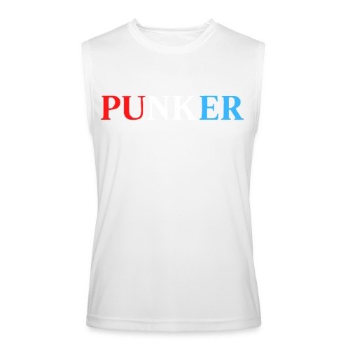 PUNKER USA (Red, White and Blue) - Men’s Performance Sleeveless Shirt