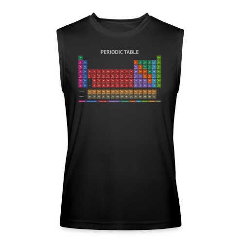Periodic Table T-shirt (Dark) - Men’s Performance Sleeveless Shirt