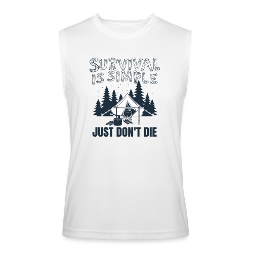 Survival is Simple - Men’s Performance Sleeveless Shirt