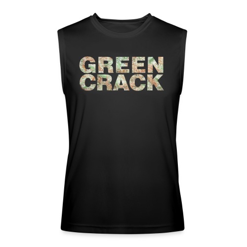 GREEN CRACK.png - Men’s Performance Sleeveless Shirt