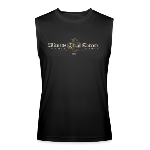 Witness True Sorcery Logo - Men’s Performance Sleeveless Shirt