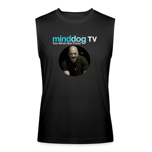 MinddogTV Logo - Men’s Performance Sleeveless Shirt