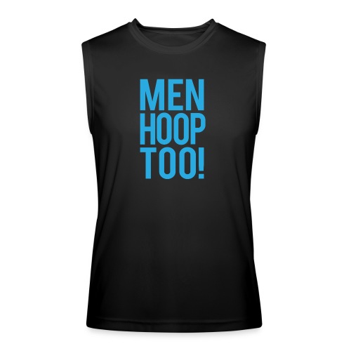 Blue - Men Hoop Too! - Men’s Performance Sleeveless Shirt