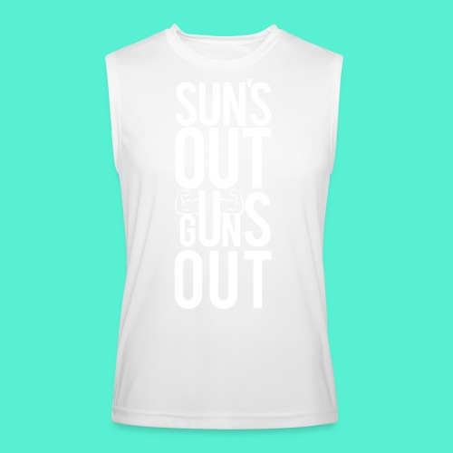 Suns Out Gym Motivation - Men’s Performance Sleeveless Shirt
