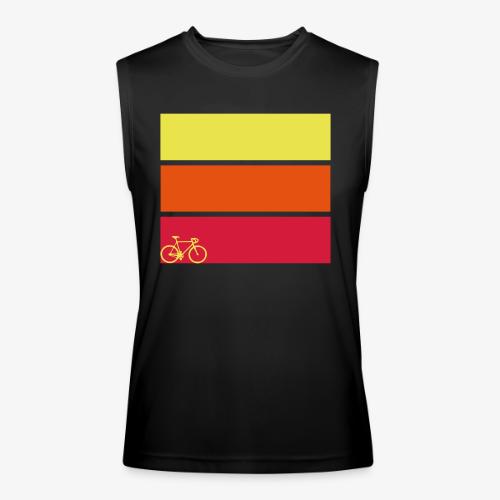 tricolor with bicycle - Men’s Performance Sleeveless Shirt