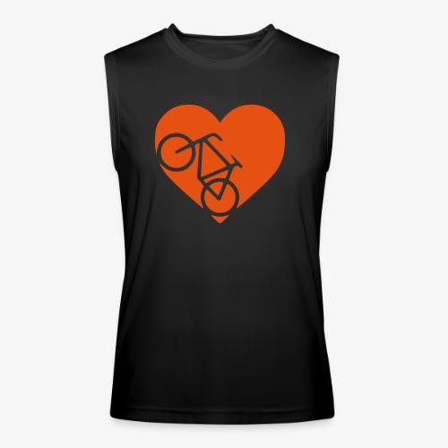 heart_bicycle_cutout - Men’s Performance Sleeveless Shirt