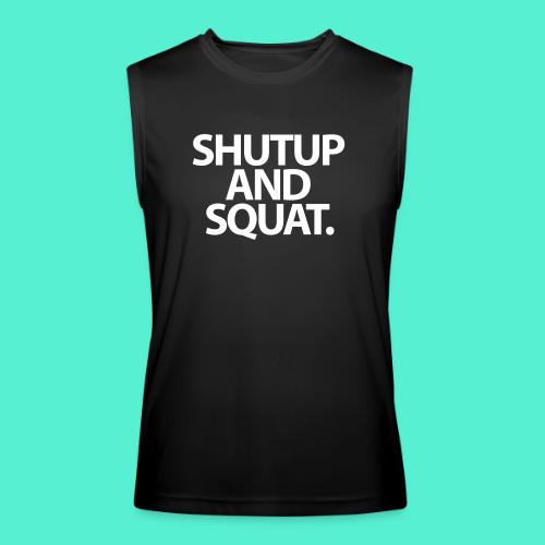 Shutup type Gym Motivation - Men’s Performance Sleeveless Shirt