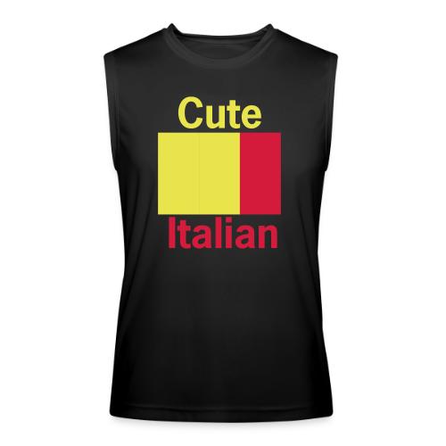 cute italian flag 3 colors - Men’s Performance Sleeveless Shirt