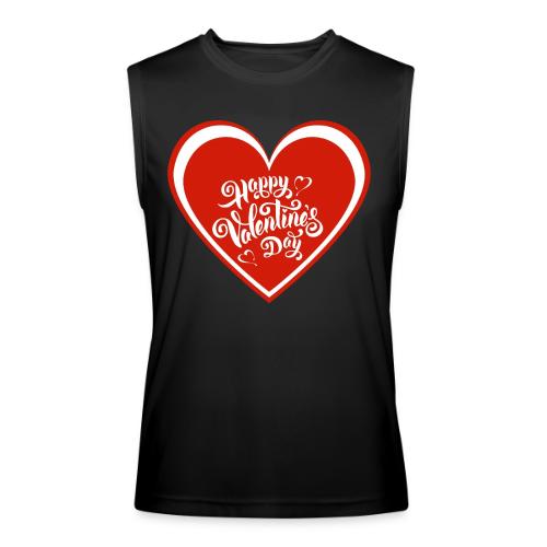 Hearts Love February Valentine's Day February 14 - Men’s Performance Sleeveless Shirt