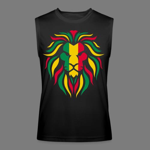 Reggae Lion & Cannabis Freedom Design - Men’s Performance Sleeveless Shirt