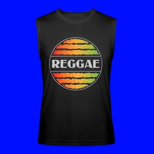 Reggae celebration vibrant rasta music design - Men’s Performance Sleeveless Shirt