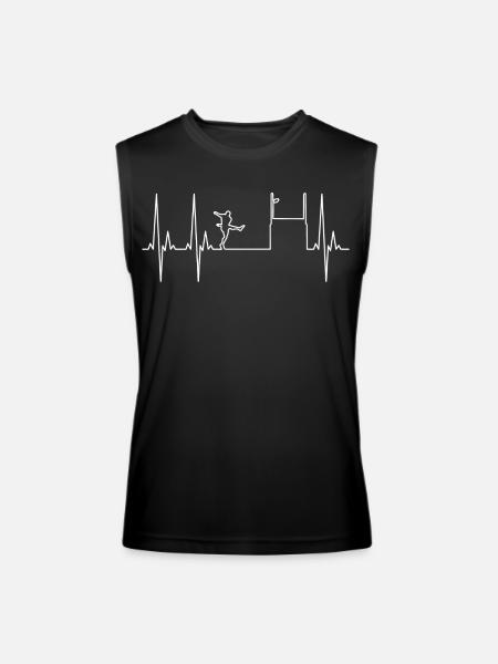 Rugby on ECG Pulse - Men’s Performance Sleeveless Shirt - black