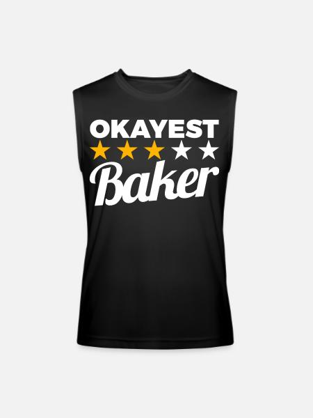 Okayest Baker - Men’s Performance Sleeveless Shirt - black
