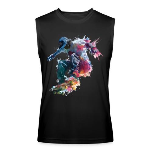 Skateboarding: Ride the Colors - Men’s Performance Sleeveless Shirt