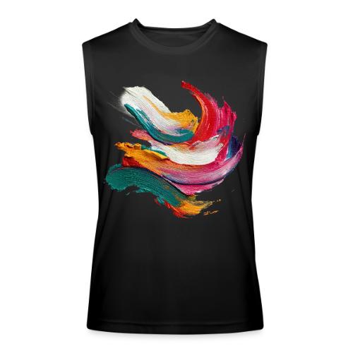 Colorful brushstrokes - Men’s Performance Sleeveless Shirt