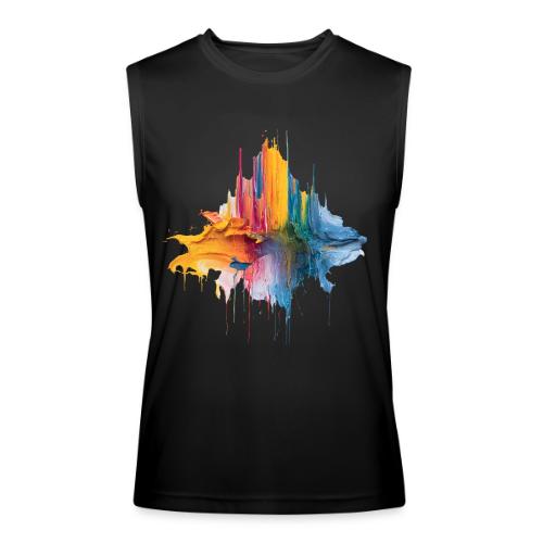 Impasto Spectrum - Men’s Performance Sleeveless Shirt
