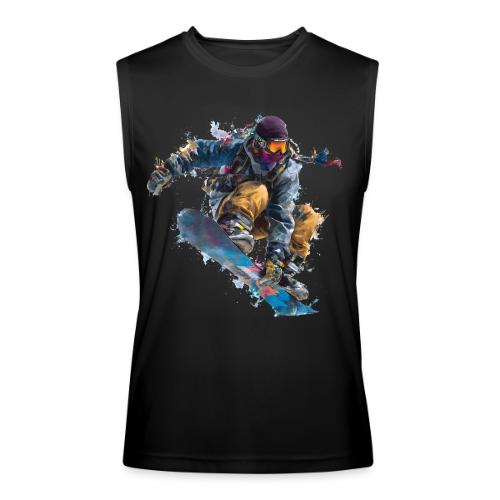 Snowboarding: Splash of Speed - Men’s Performance Sleeveless Shirt