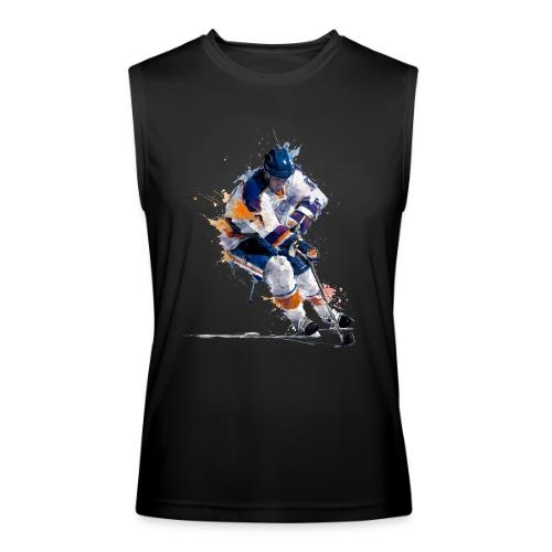 Hockey: Icy Streaks - Men’s Performance Sleeveless Shirt