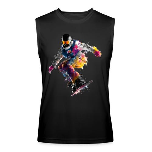 Snowboarding: Frozen Palette - Men’s Performance Sleeveless Shirt