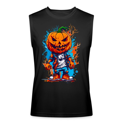 Elevate Halloween with Our Pumpkin Head T-Shirt! - Men’s Performance Sleeveless Shirt
