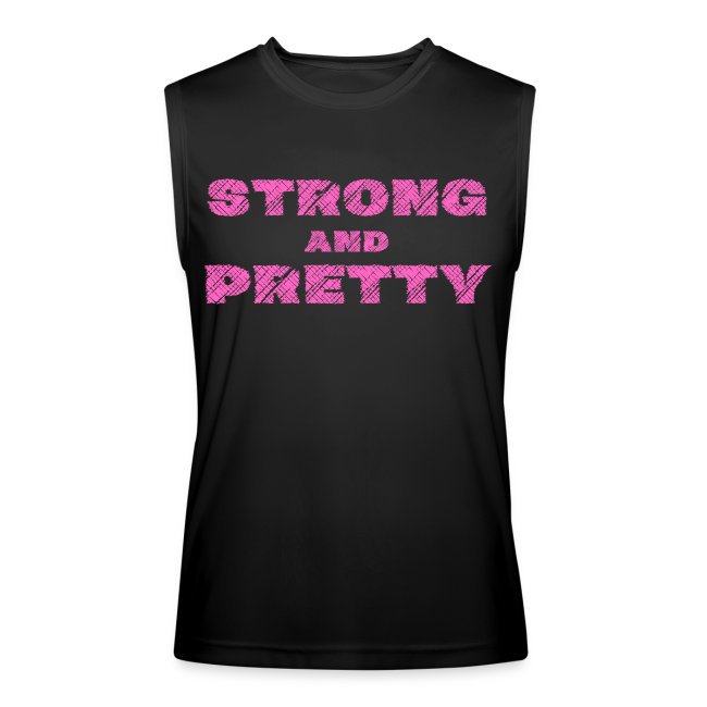 Strong And Pretty - Scratched Pink Font Version