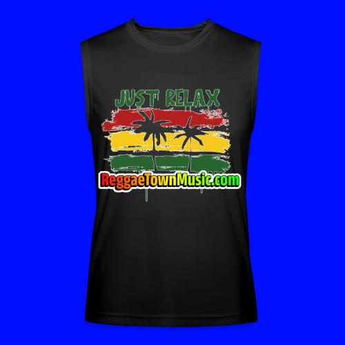 Just relax reggae rasta tropical sunset - Camisole Competitor pour hommes 