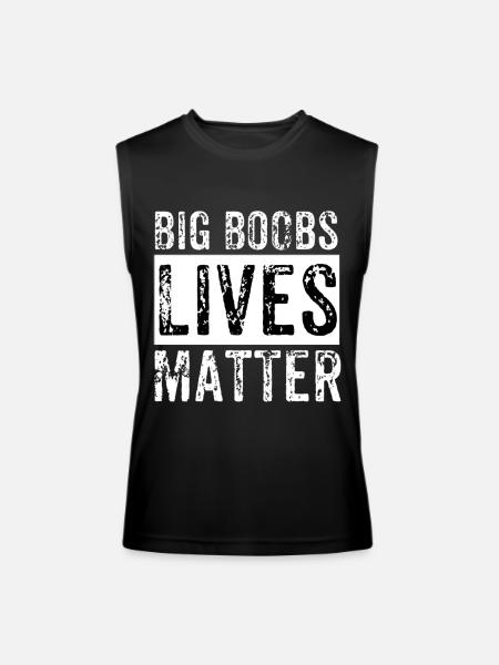Big Boobs - Men’s Performance Sleeveless Shirt - black - Front
