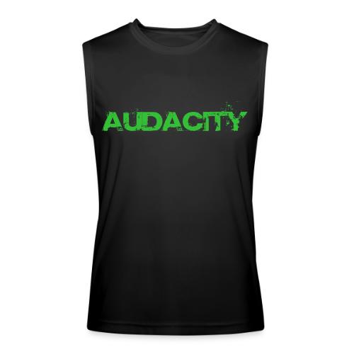 Green Audacity Logo - Men’s Performance Sleeveless Shirt