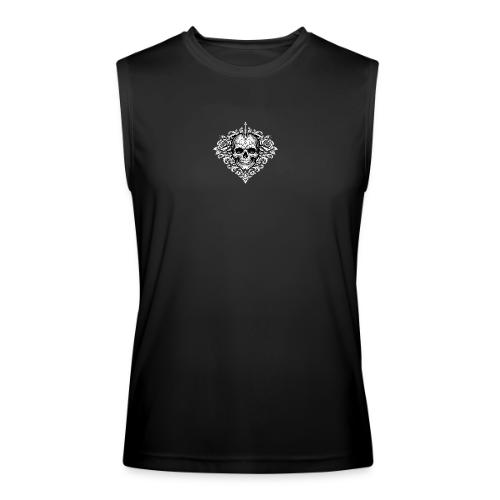 Gothic Filigree Skull - Men’s Performance Sleeveless Shirt