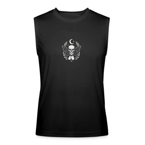 Skull butterfly dog tags - Men’s Performance Sleeveless Shirt