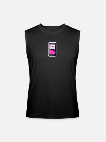 Chat bubble - Men’s Performance Sleeveless Shirt - black