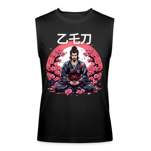 Zen Samurai: Japanese Warrior In Meditation - Men’s Performance Sleeveless Shirt