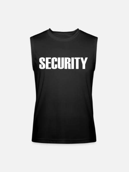 Security - Men’s Performance Sleeveless Shirt - black