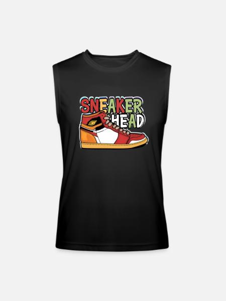 Sneaker Head - Men’s Performance Sleeveless Shirt - black