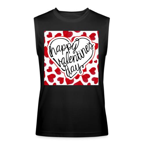 Valentine's Day Designs, February 14, Love Friends - Men’s Performance Sleeveless Shirt