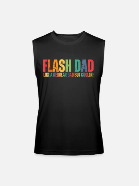 Bouldering Flash Dad Boulderer - Men’s Performance Sleeveless Shirt - black