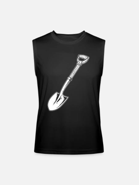 Gardening Gardener Spade - Men’s Performance Sleeveless Shirt - black