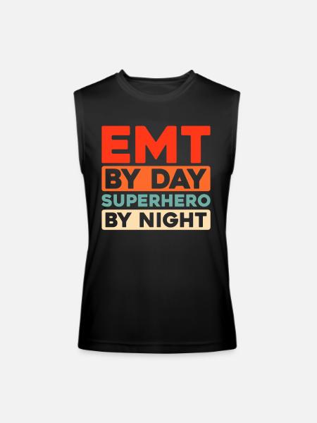 Emt Paramedic - Men’s Performance Sleeveless Shirt - black