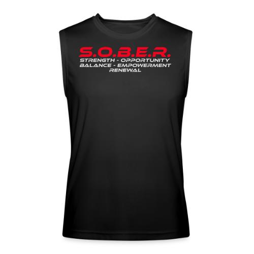 S O B E R - Men’s Performance Sleeveless Shirt