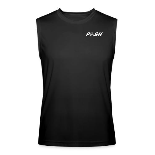 PUSH Simple Logo - Men’s Performance Sleeveless Shirt