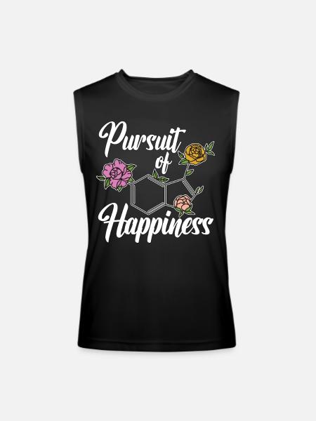 Psychiatrist Pursuit Of Happiness Neuroscience - Men’s Performance Sleeveless Shirt - black - Front