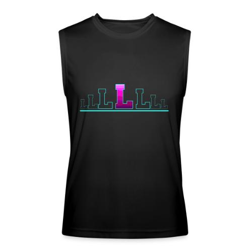 Letter L – Capital Varsity Alphabet Monogram - Men’s Performance Sleeveless Shirt