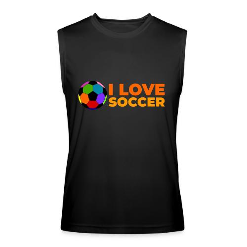I Love Soccer - Men’s Performance Sleeveless Shirt