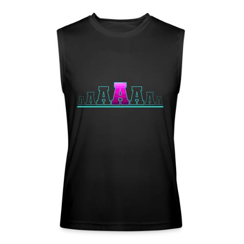 Letter A – Capital Varsity Alphabet Monogram - Men’s Performance Sleeveless Shirt