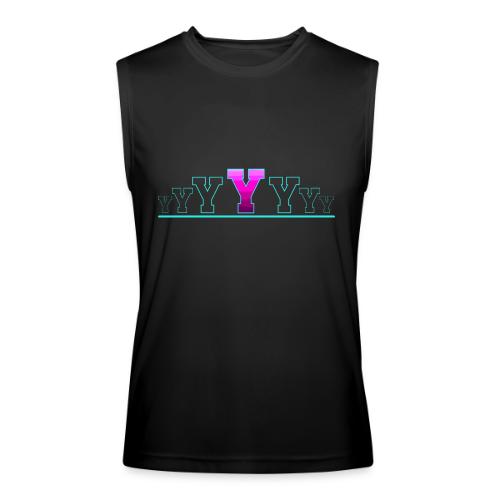Letter Y – Capital Varsity Alphabet Monogram - Men’s Performance Sleeveless Shirt