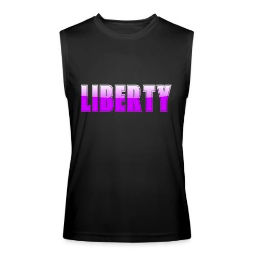Liberty Typography Graphic Design - Men’s Performance Sleeveless Shirt